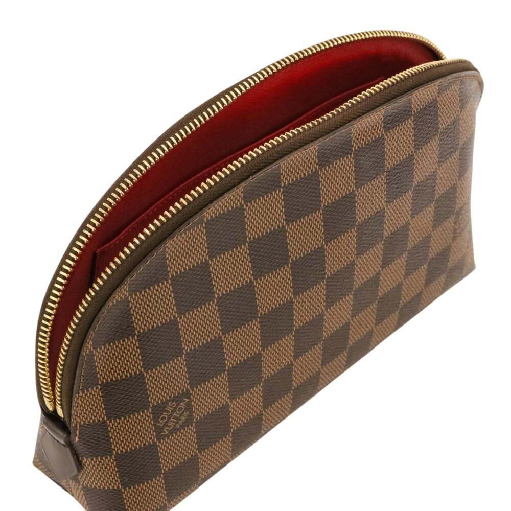 LOUIS VUITTON Brown Damier Pochette Pouch - Picture 7 of 12